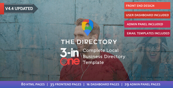 The directory html template
